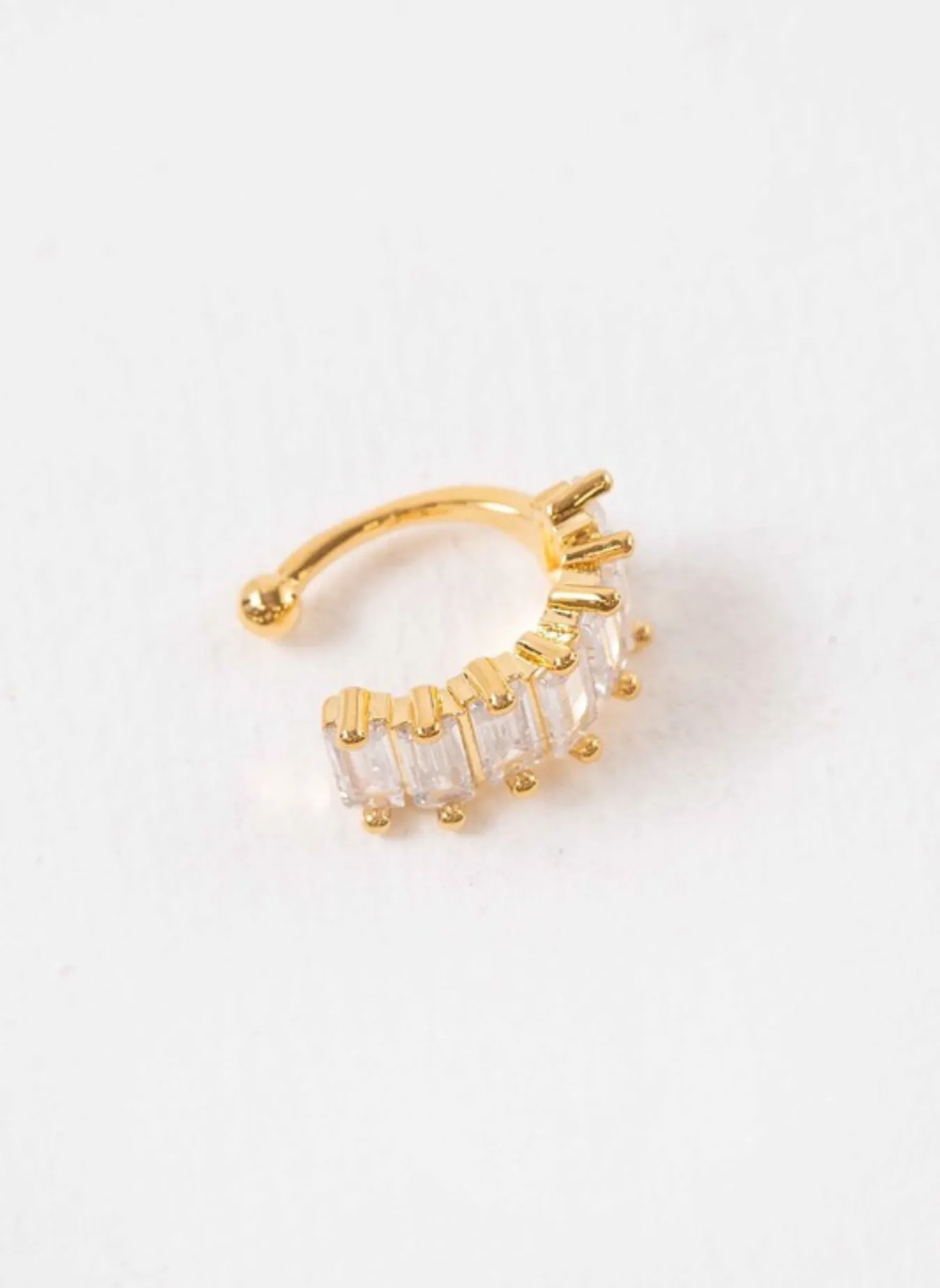 Baguette Stone Cuff Earring sold by Rebdolls product image thumbnail 2