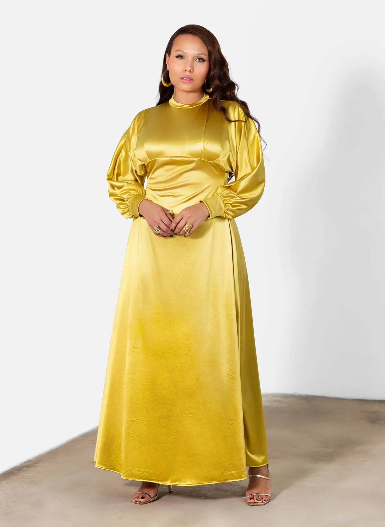 Harriet Dolman Sleeve Maxi Gown sold by Rebdolls product image thumbnail 3