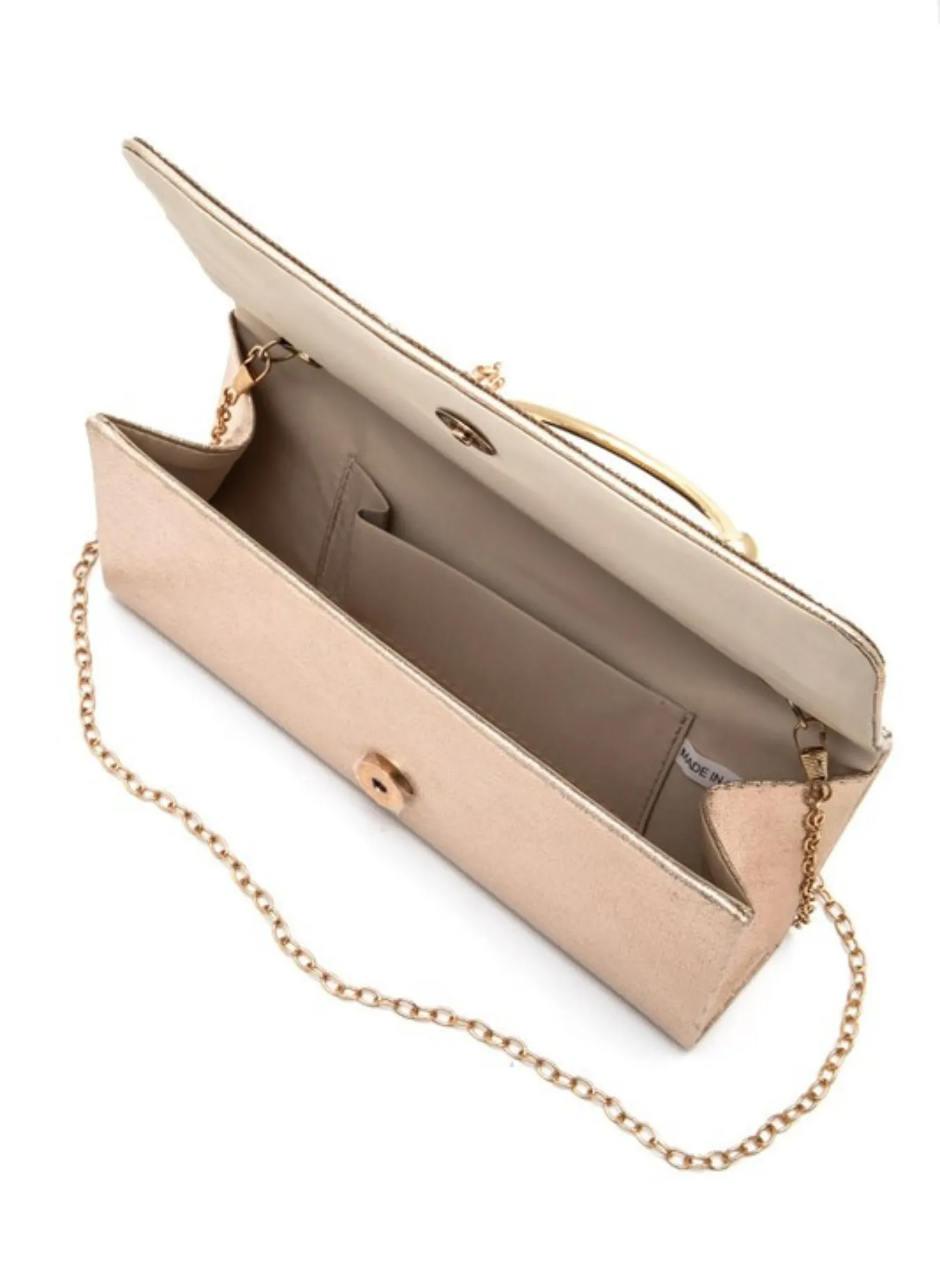 Circle Handle Rhinestone Evening Clutch Bag sold by Rebdolls product image thumbnail 4