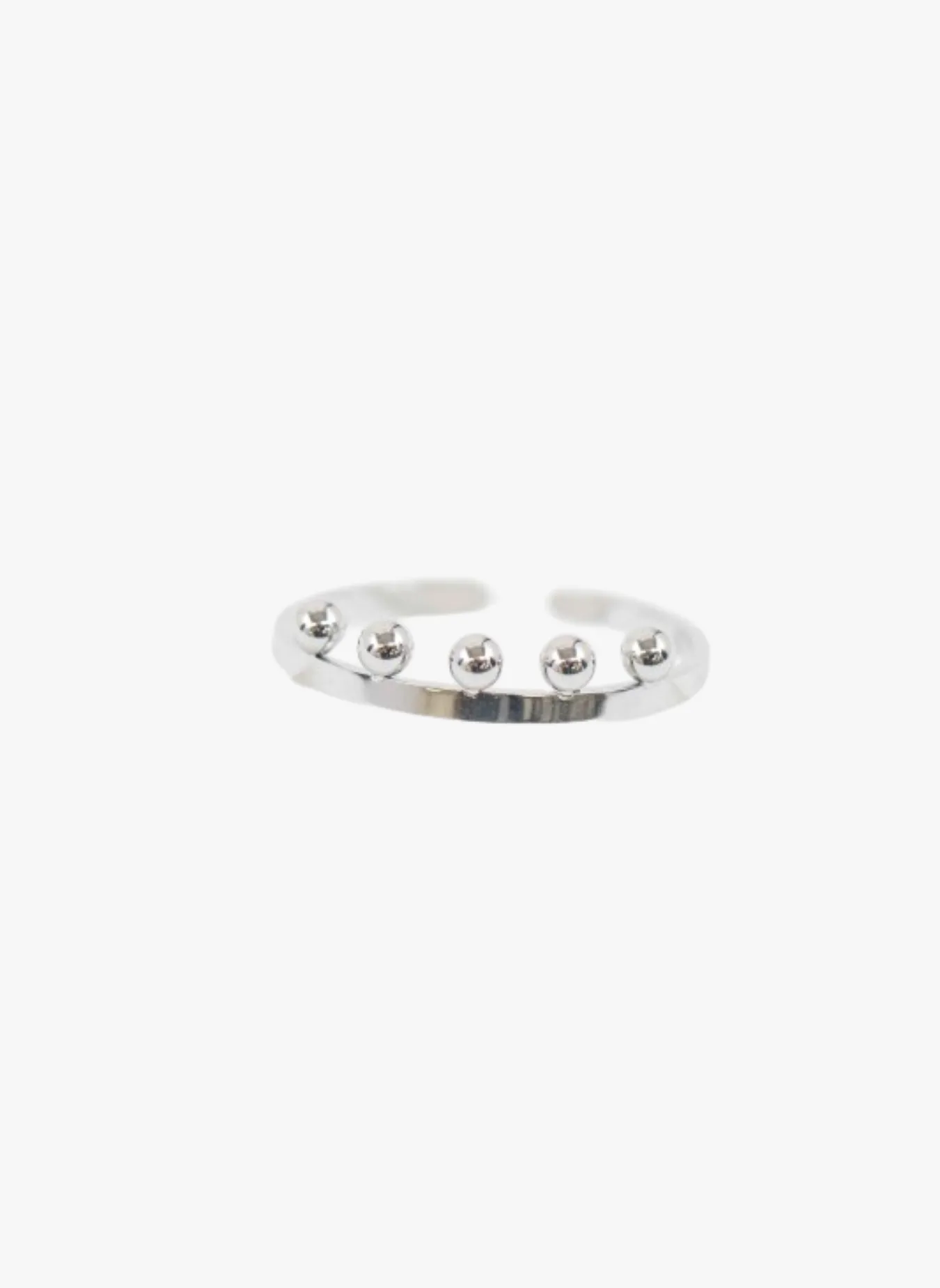 Bump Adjustable Ring | Silver sold by Rebdolls product image thumbnail 2