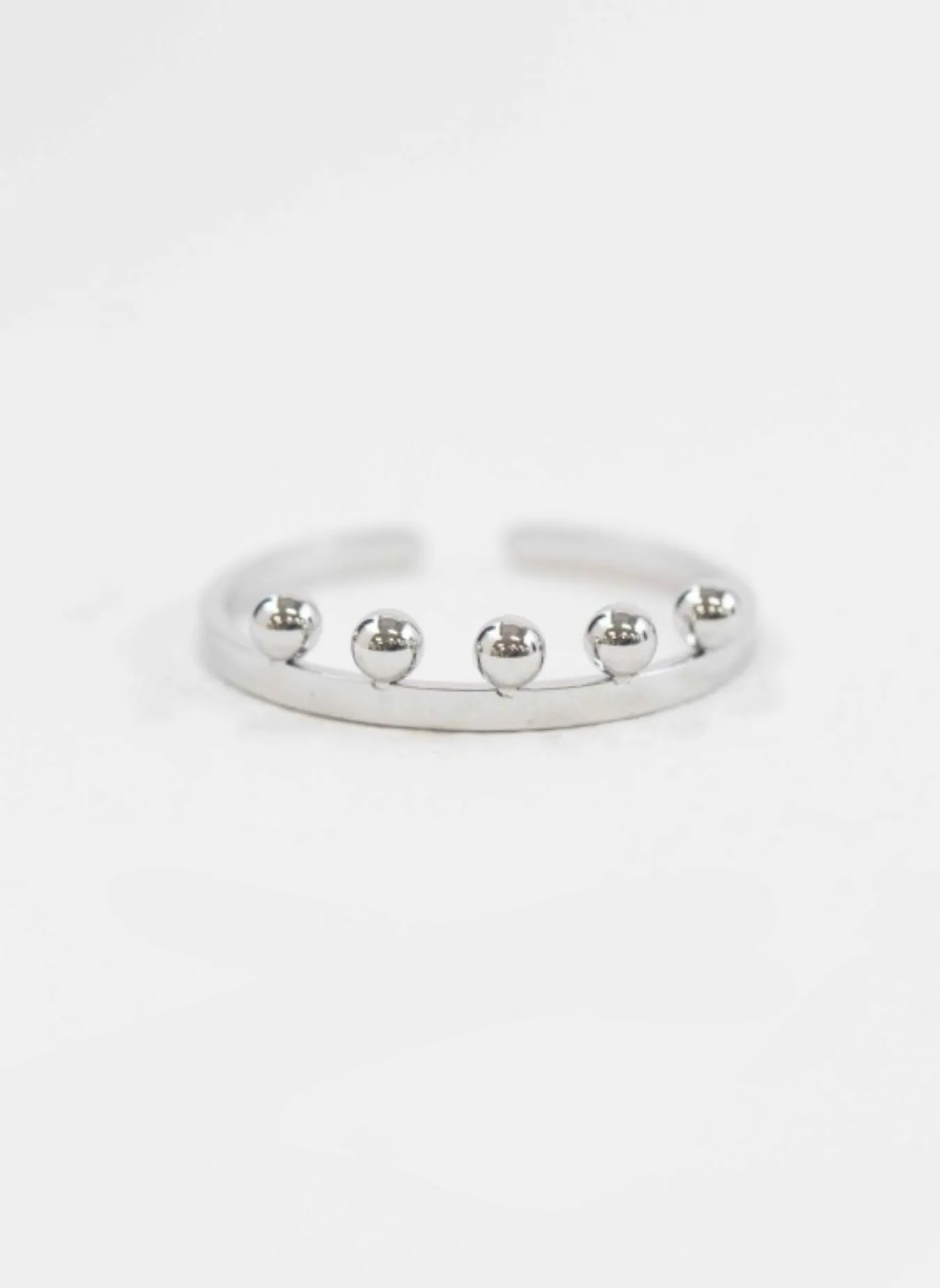 Bump Adjustable Ring | Silver sold by Rebdolls product image thumbnail 3