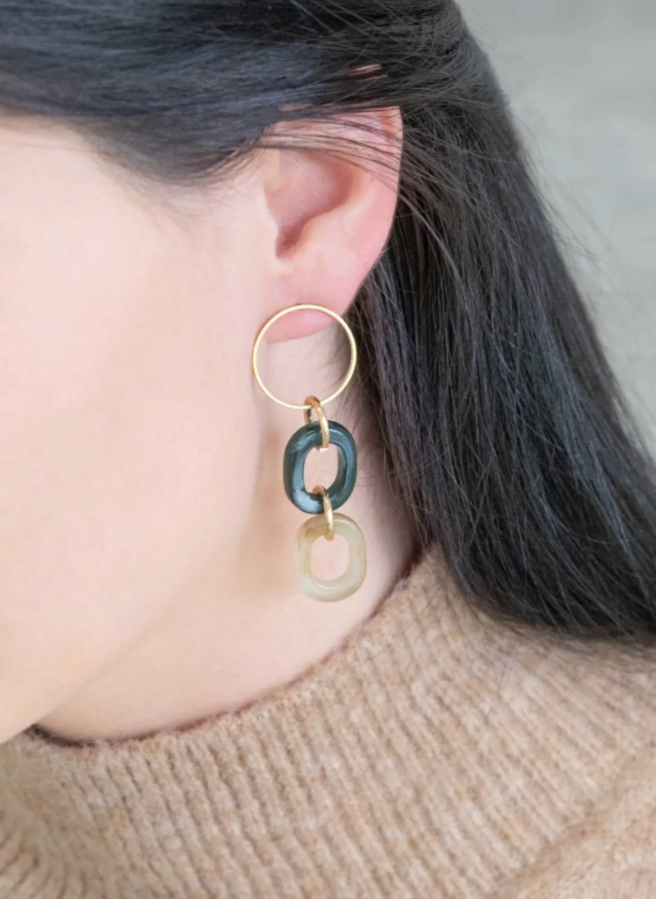 3-Tier Dangle Earrings sold by Rebdolls