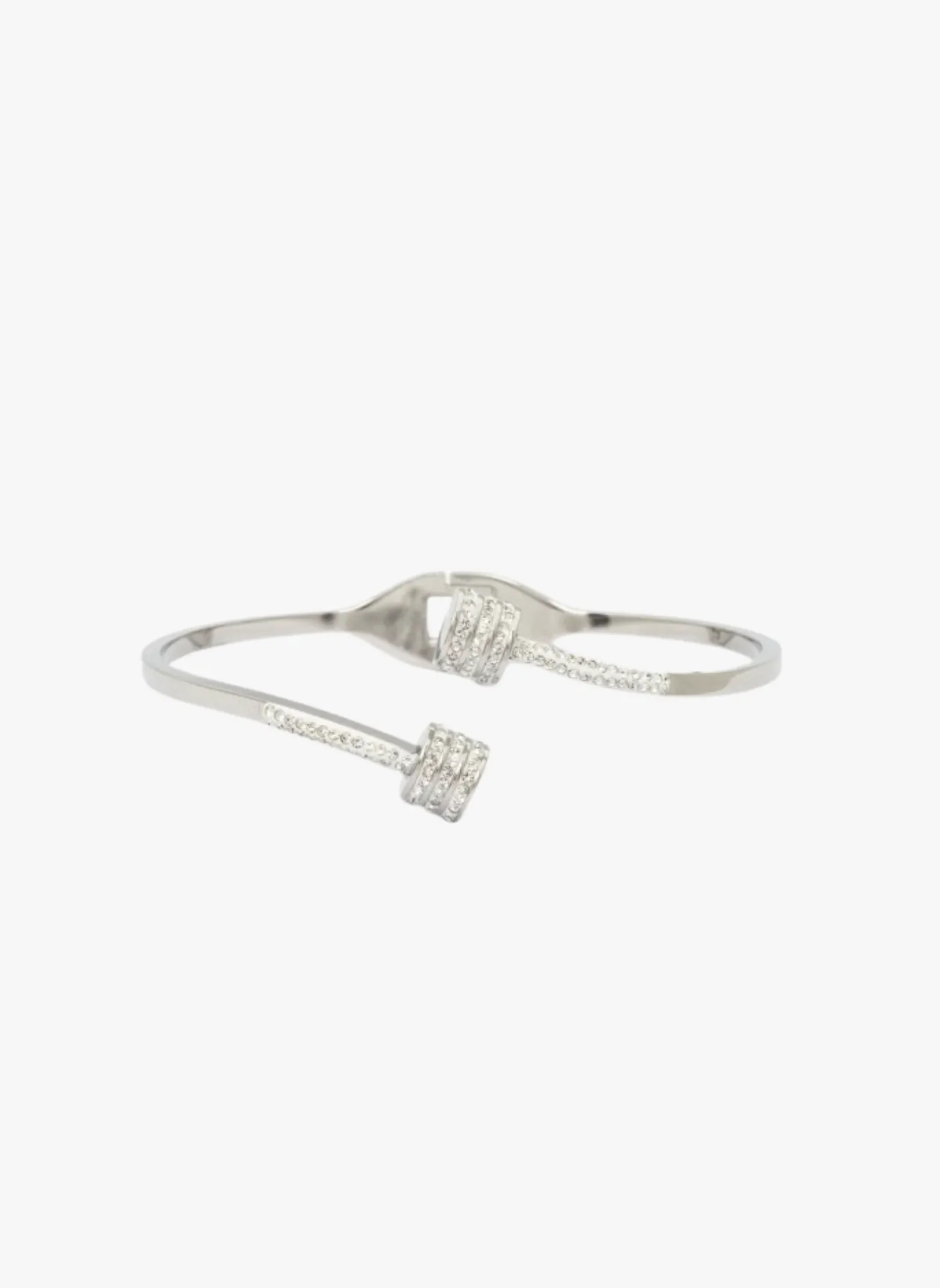 Rhinestone & Steel Bangle sold by Rebdolls product image thumbnail 4
