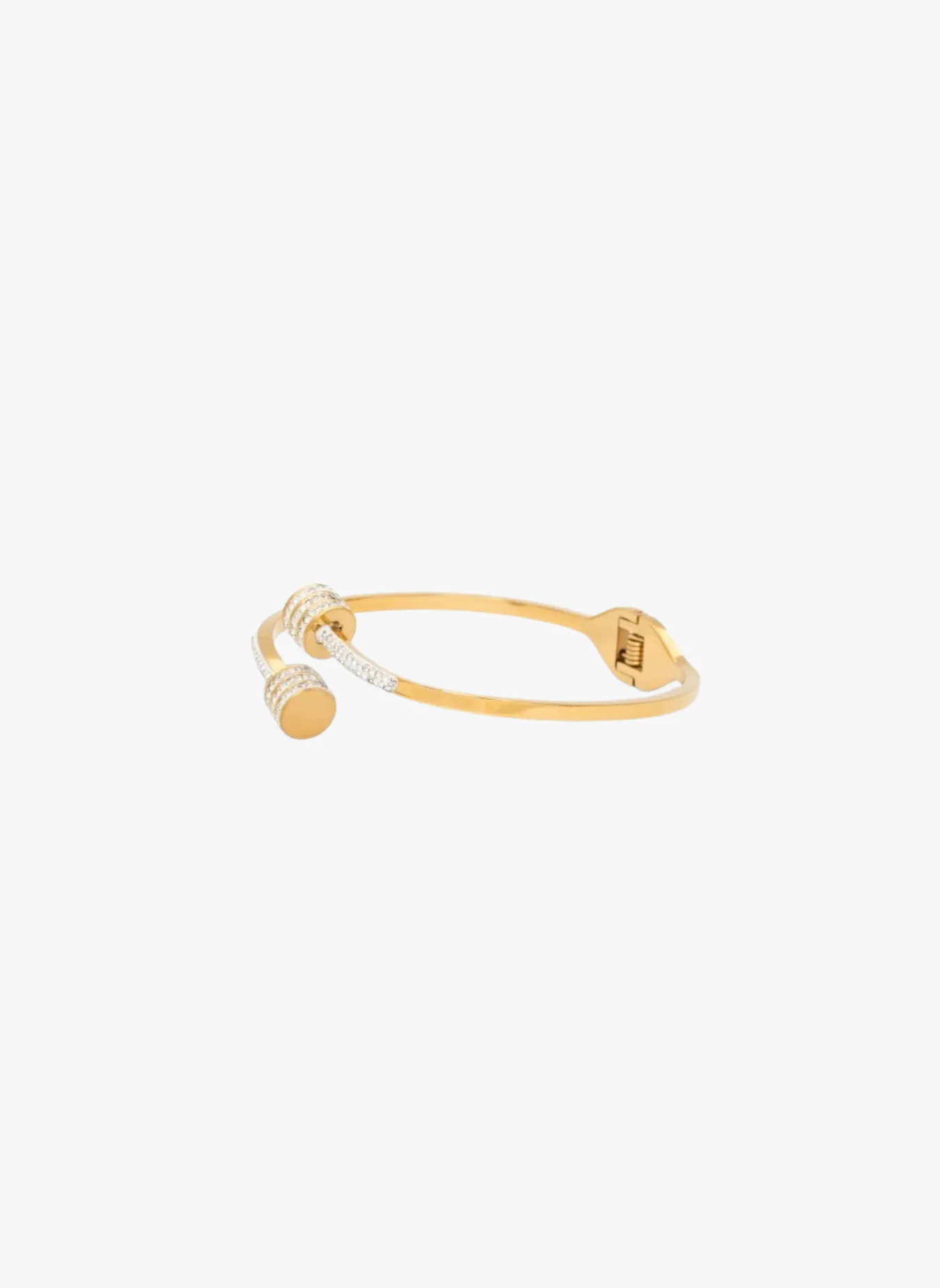 Rhinestone & Steel Bangle sold by Rebdolls product image thumbnail 3