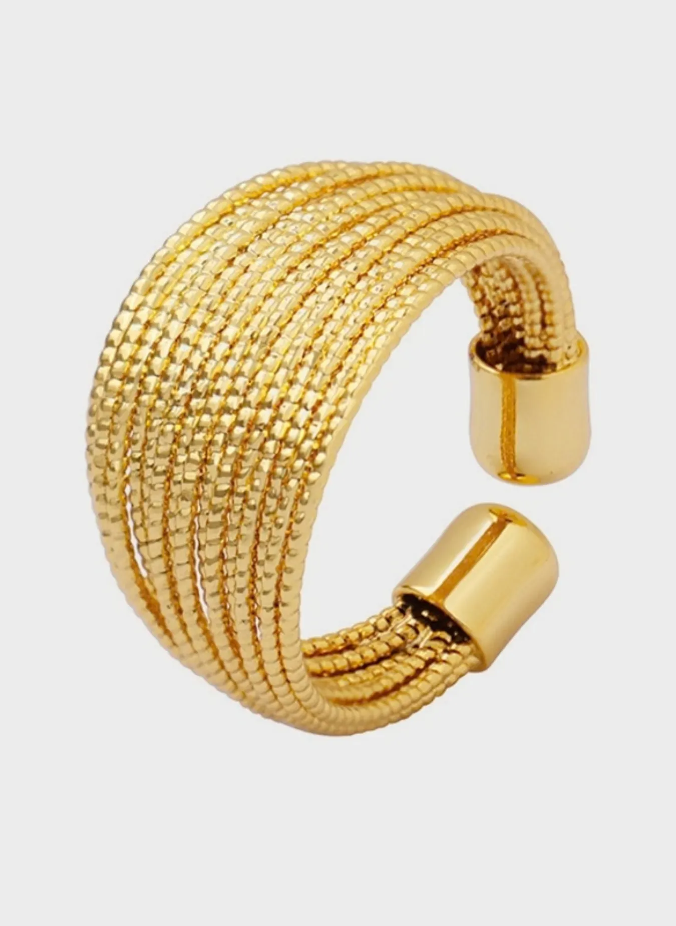 Titanium Steel Open Ring sold by Rebdolls product image thumbnail 3