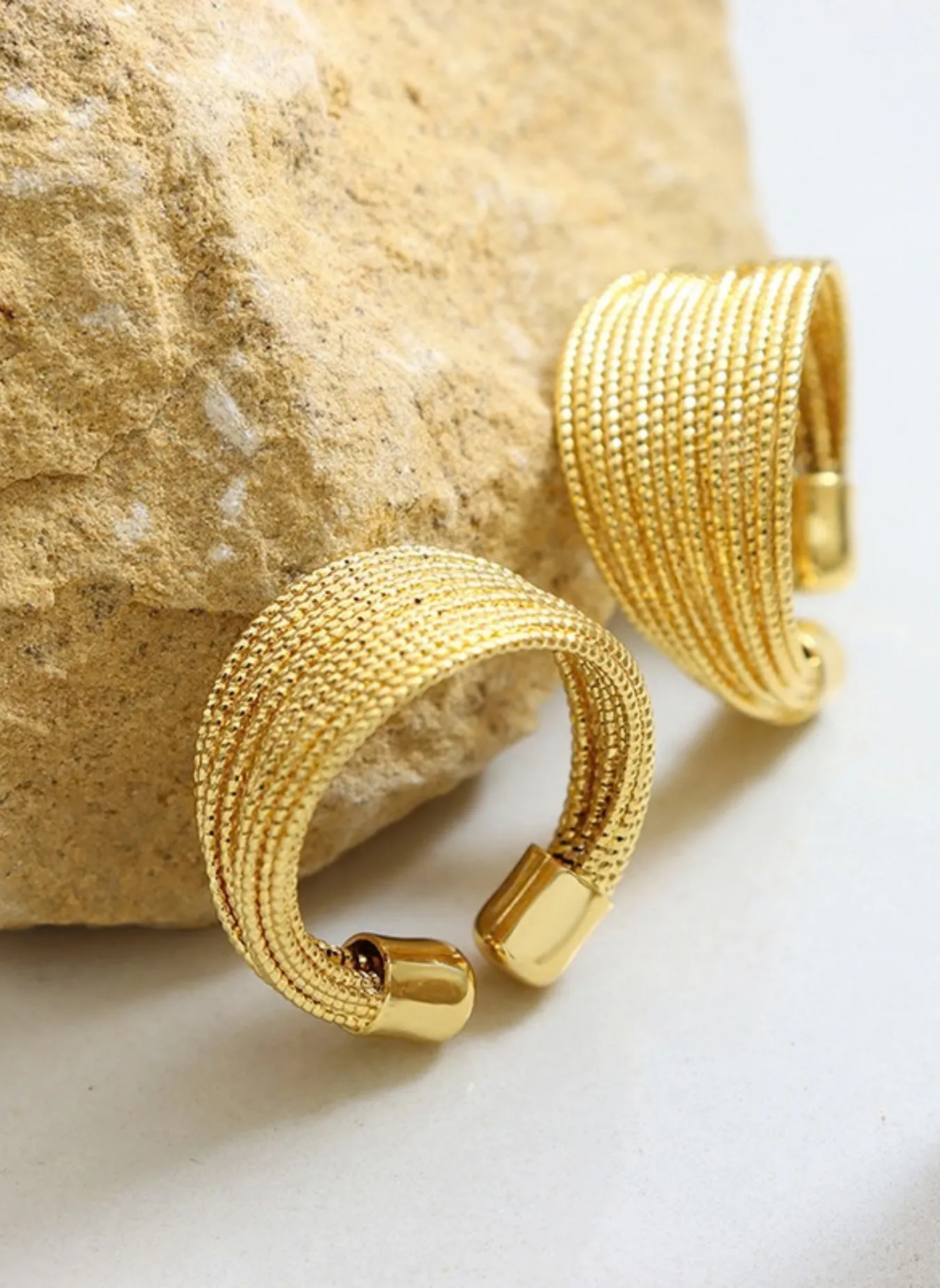 Titanium Steel Open Ring sold by Rebdolls