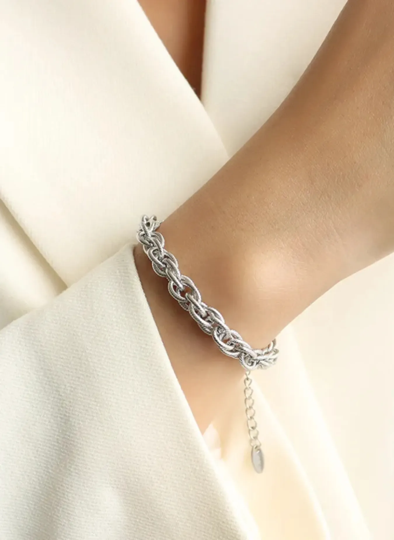 Titanium Steel Chain Bracelet sold by Rebdolls product image thumbnail 2