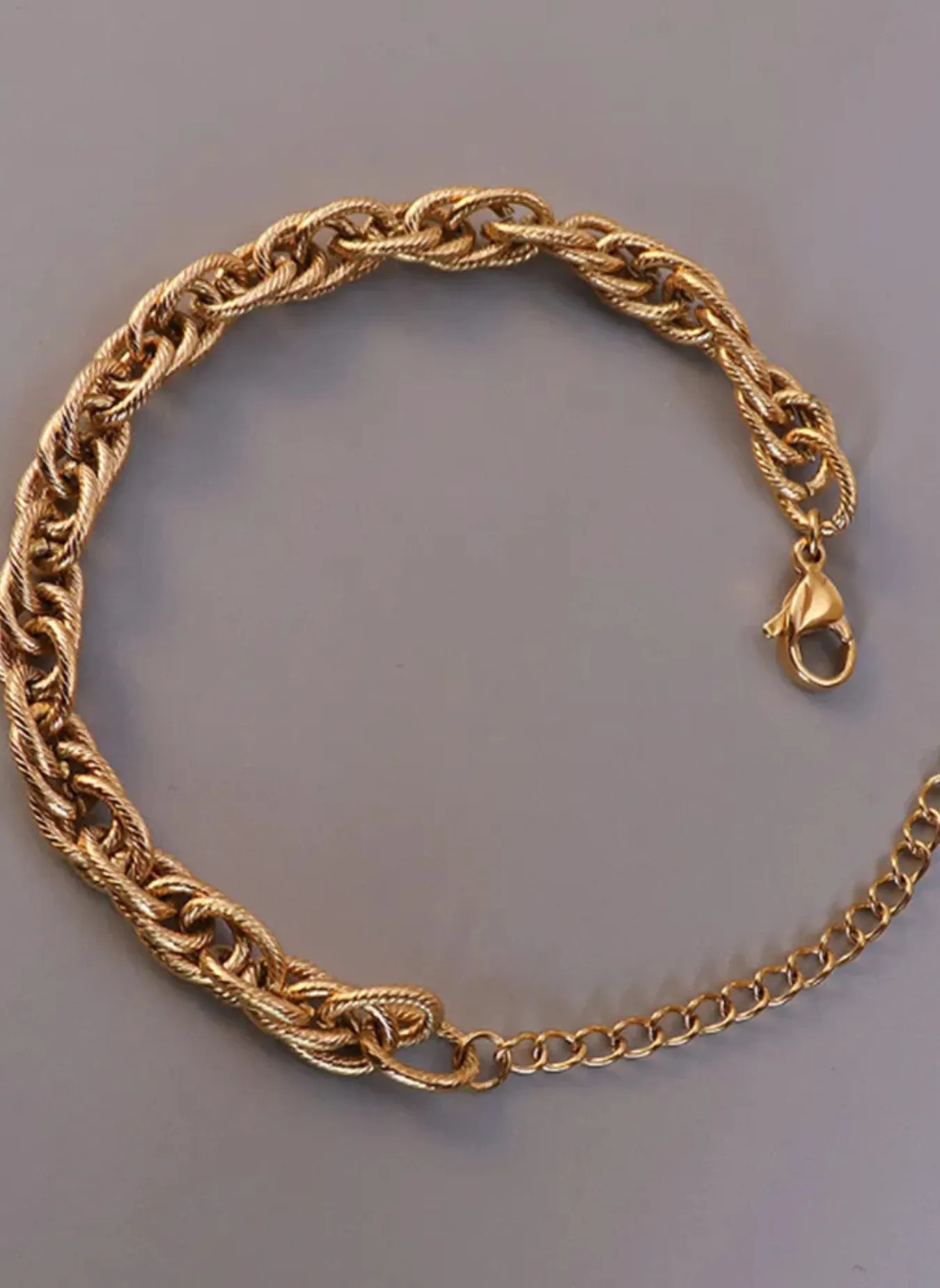 Titanium Steel Chain Bracelet sold by Rebdolls product image thumbnail 4