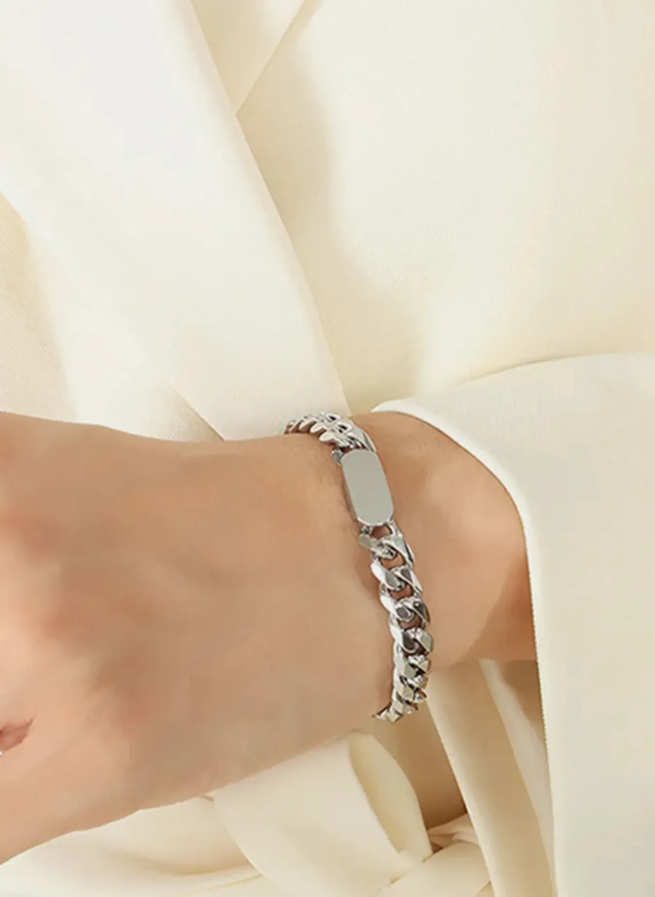 18K Gold-Plated Titanium Steel Bracelet sold by Rebdolls product image thumbnail 3