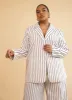 Edith Stripe Oversized Blazer sold by Rebdolls