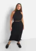 All Over Again Turtleneck Sleeveless Crop Top sold by Rebdolls