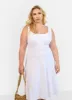 Blanca Peasant Top Mdi Skater Dress sold by Rebdolls