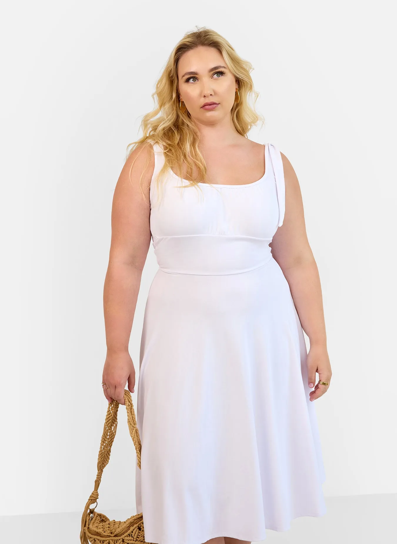 Blanca Peasant Top Mdi Skater Dress sold by Rebdolls product image thumbnail 3