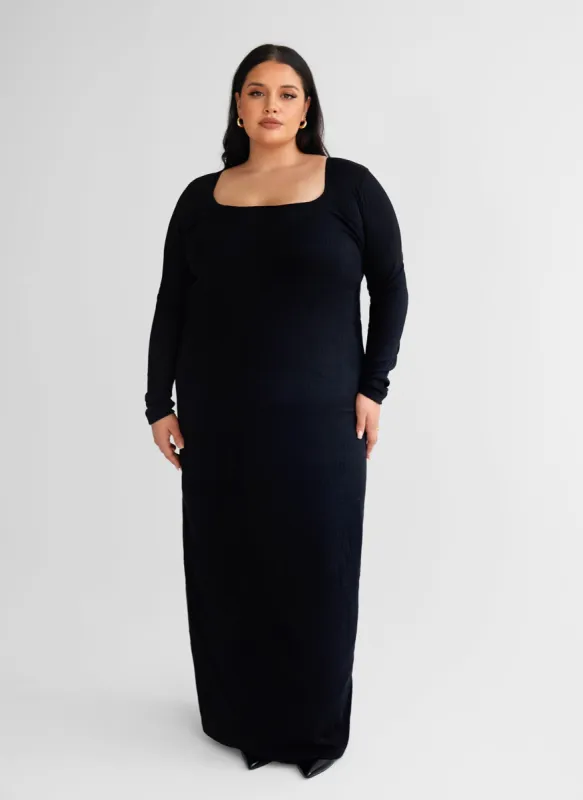 Essential Scoop Neck Maxi Bodycon Dress sold by Rebdolls
