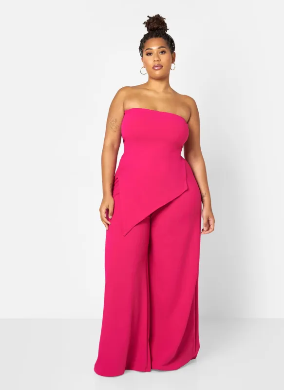 Layla Wide Leg Scuba Pants sold by Rebdolls