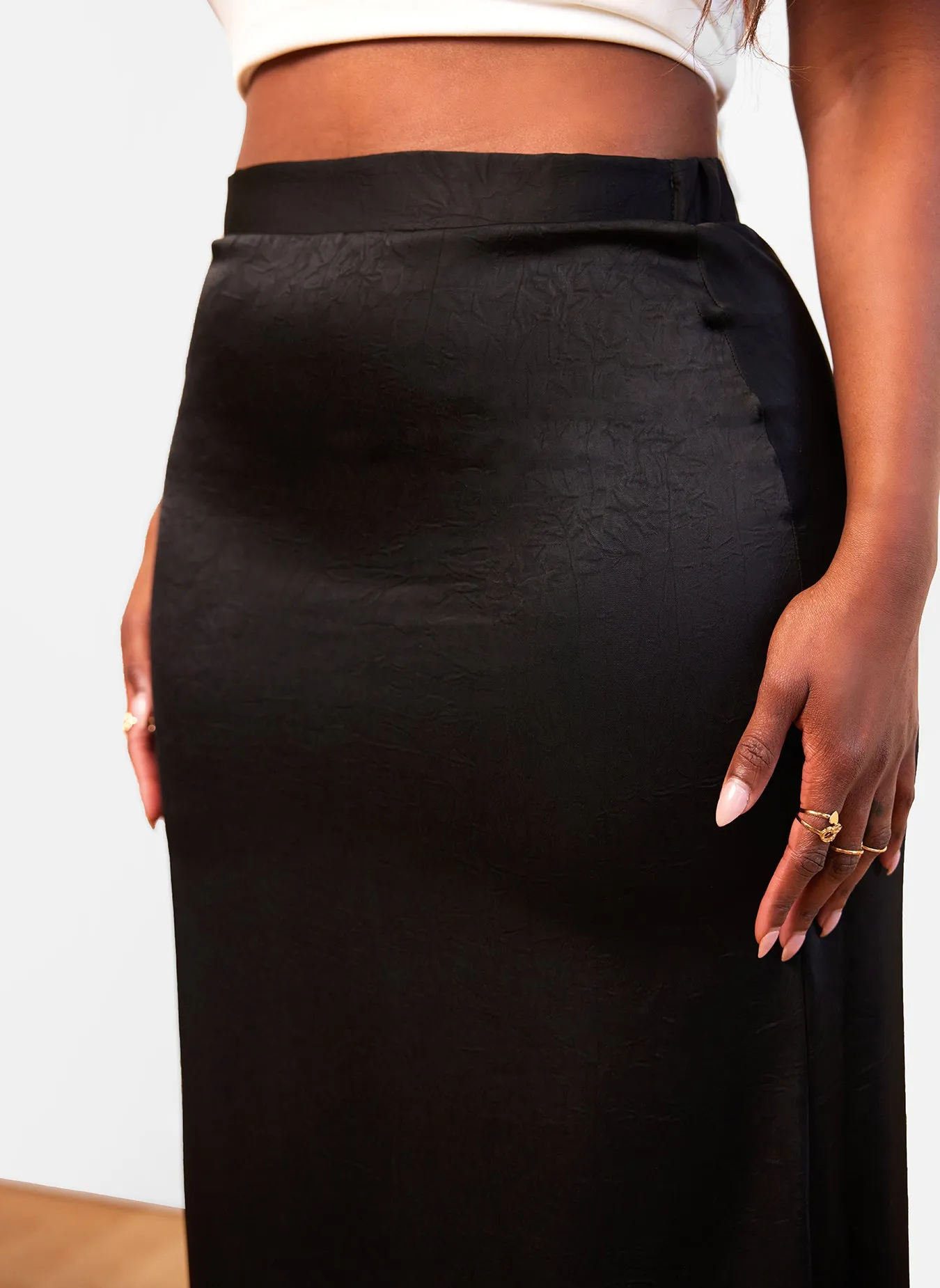 Celie Maxi Shift Skirt - Black sold by Rebdolls product image thumbnail 5