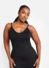Essential V Neck Midi Bodycon Dress - Black sold by Rebdolls