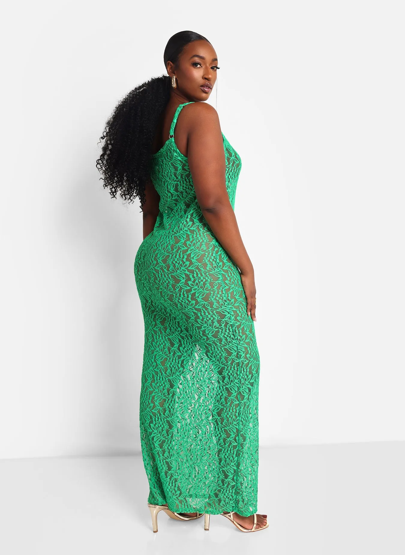 Nora Lace Maxi Slip Dress sold by Rebdolls product image thumbnail 5