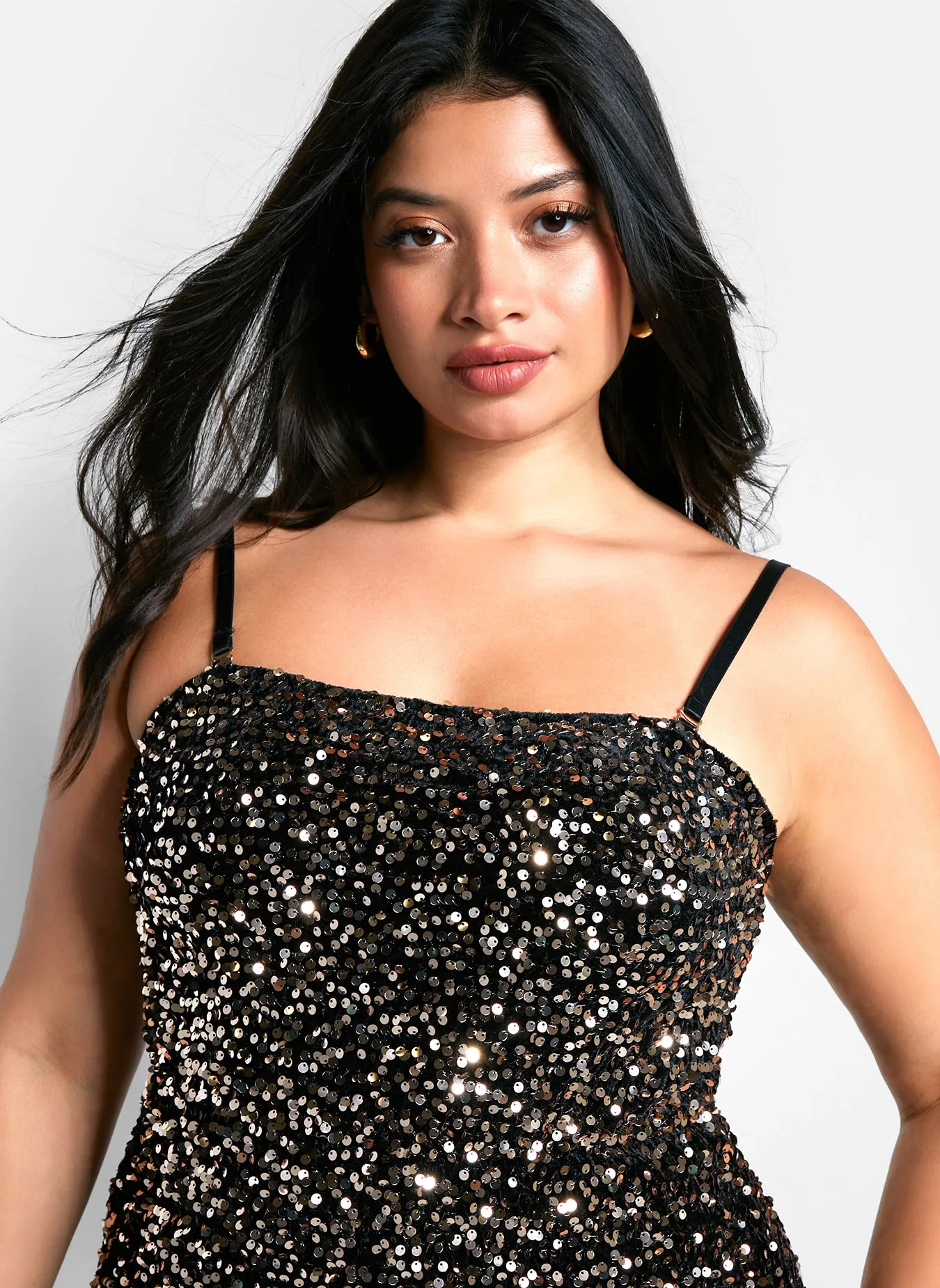 Soraya Sequin Midi Bodycon Dress sold by Rebdolls product image thumbnail 4