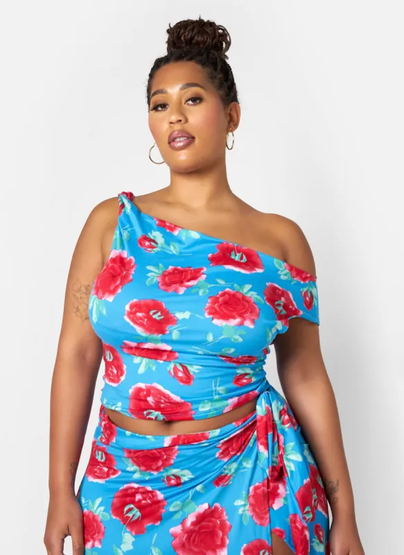 Camila Floral Top sold by Rebdolls