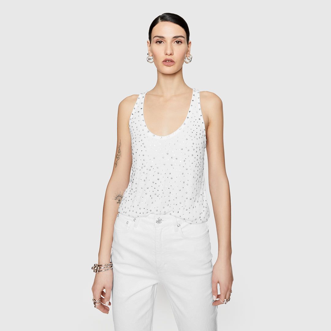 Edie Embellished Tank sold by Rebecca Minkoff product image thumbnail 4