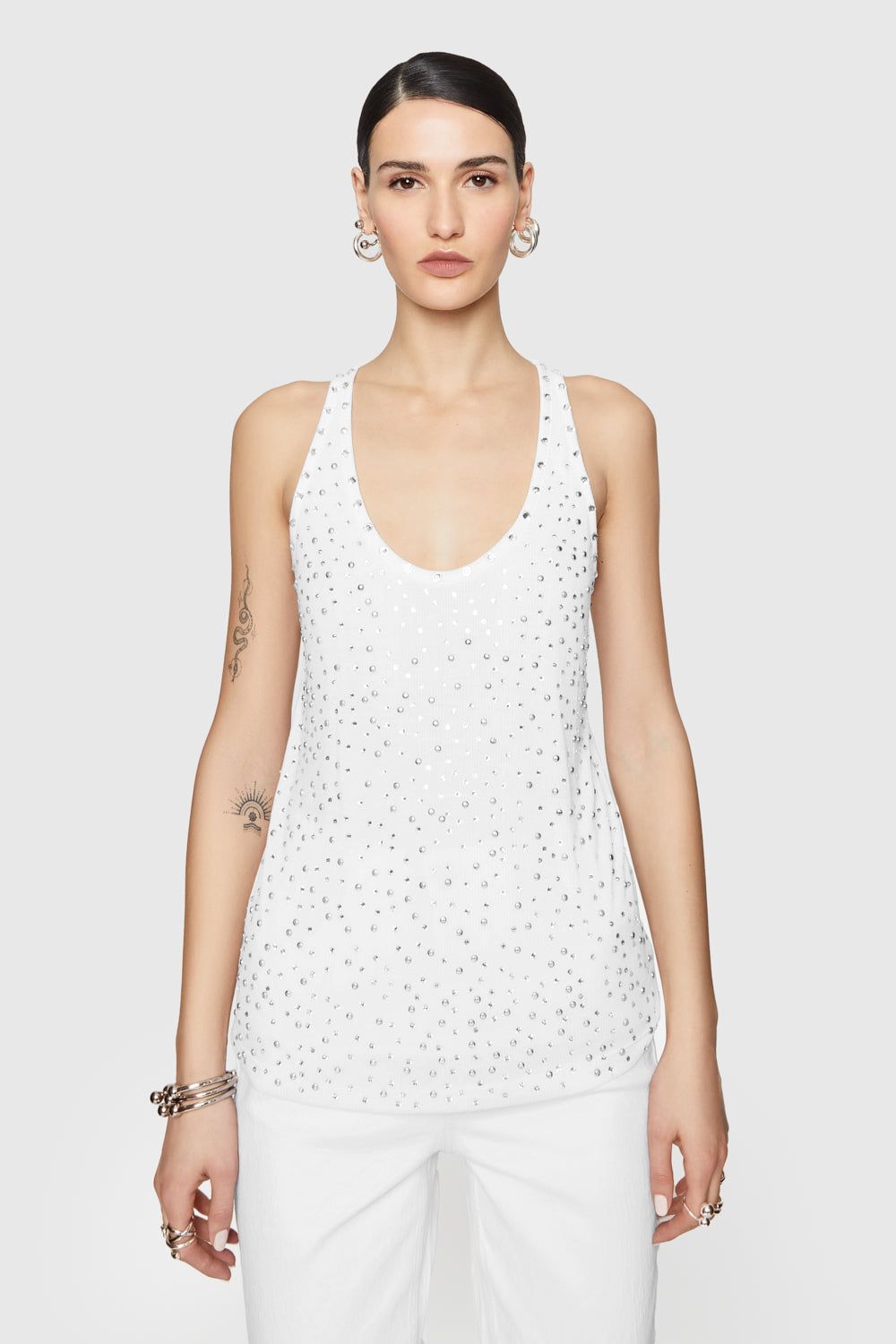 Edie Embellished Tank sold by Rebecca Minkoff product image thumbnail 3