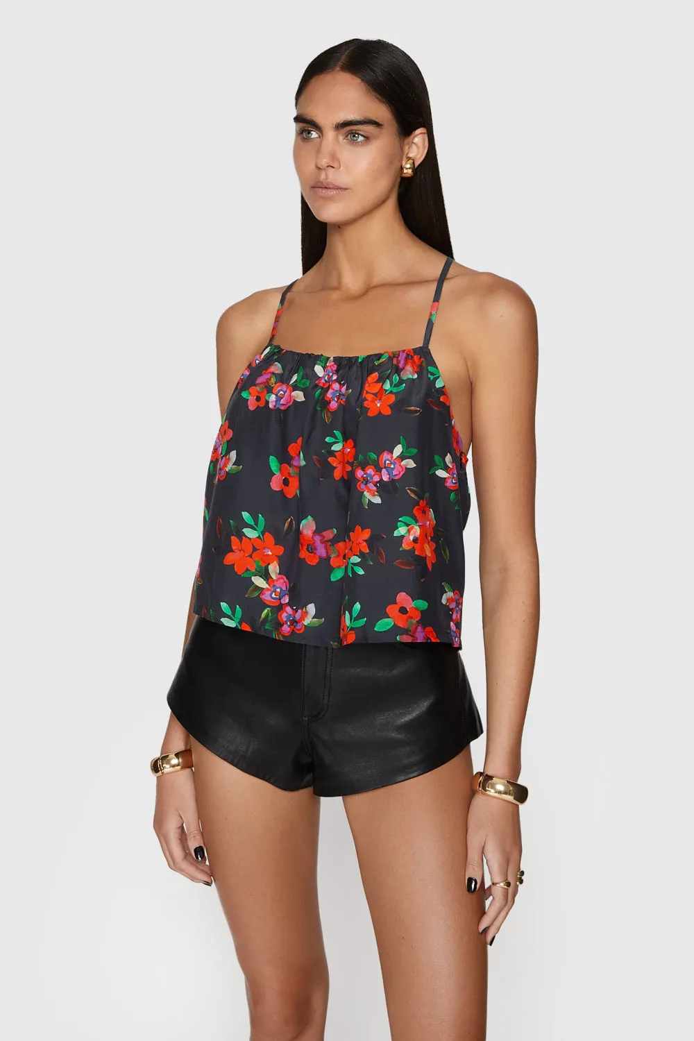 Gathered Tank Top sold by Rebecca Minkoff product image thumbnail 2
