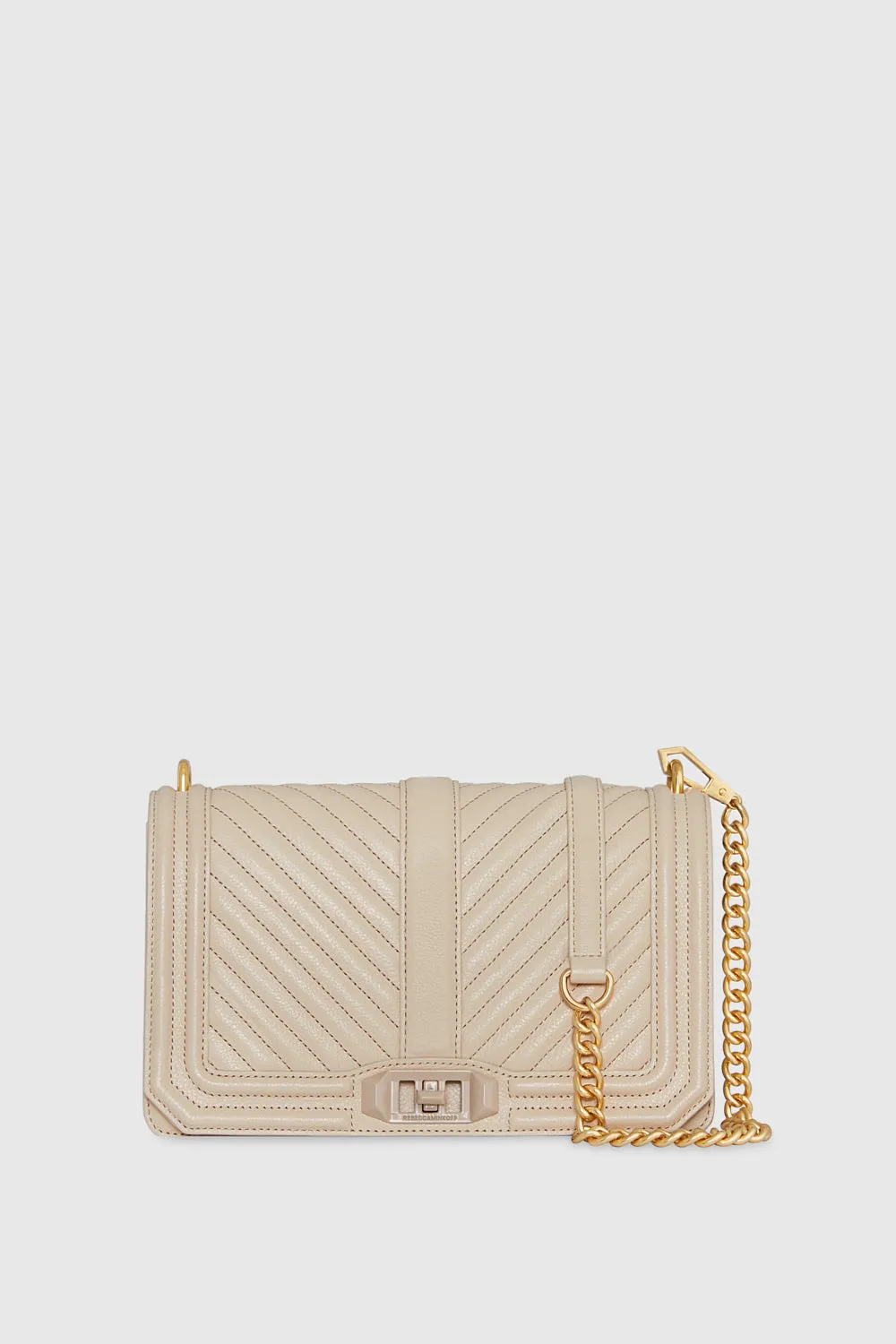 Chevron Quilted Love Crossbody sold by Rebecca Minkoff