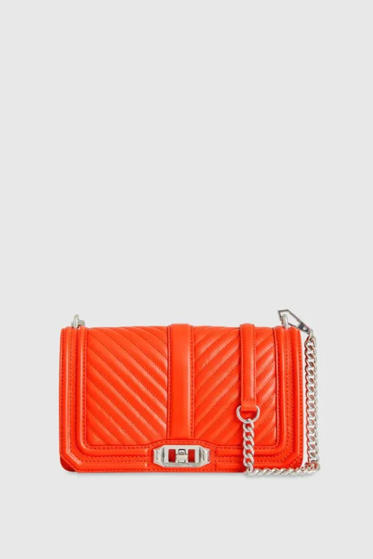Chevron Quilted Love Crossbody sold by Rebecca Minkoff