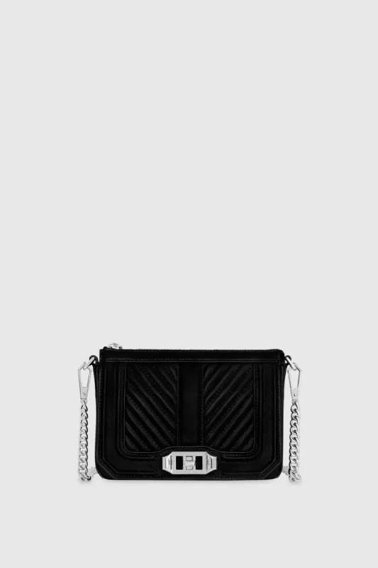 Chevron Quilted Mini Love Crossbody sold by Rebecca Minkoff