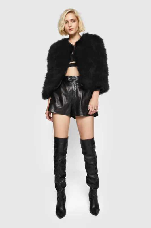 Pacha Feather Jacket sold by Rebecca Minkoff