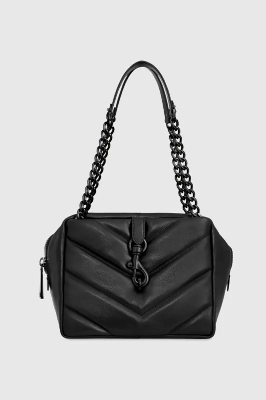 Edie Maxi Top Zip Shoulder sold by Rebecca Minkoff