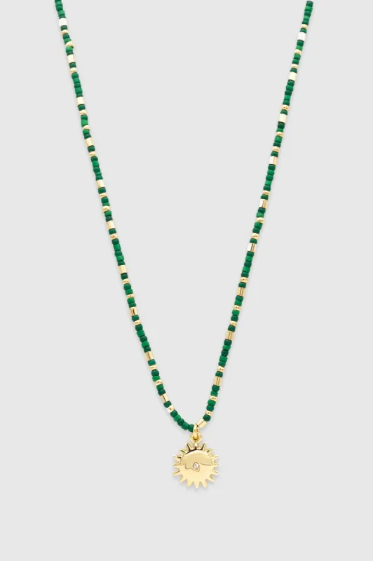 Sun Seed Bead Necklace sold by Rebecca Minkoff