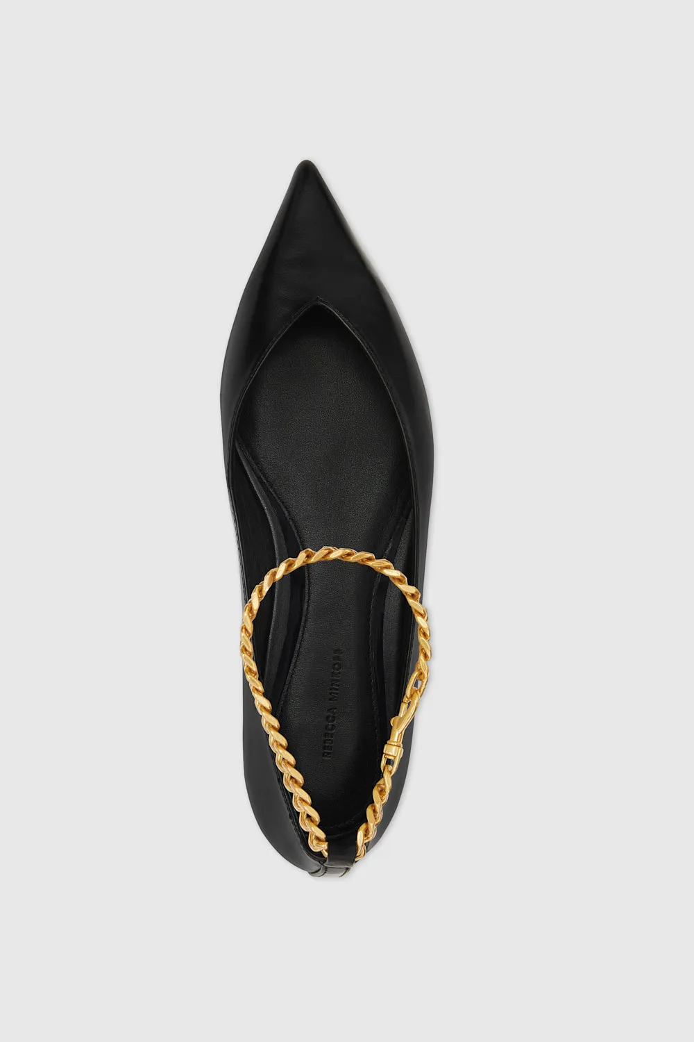 Chain Anklet Ballet Flat sold by Rebecca Minkoff product image thumbnail 3