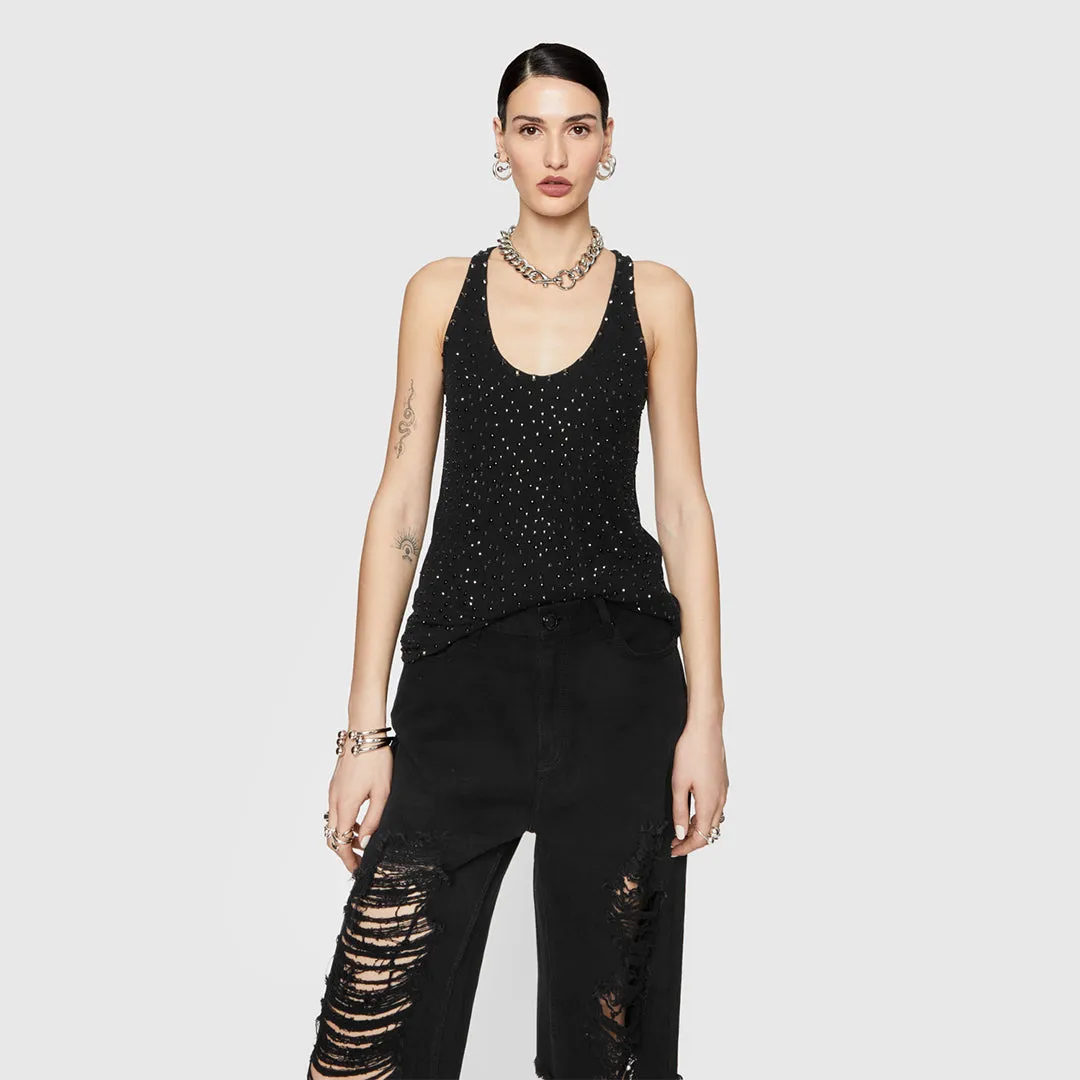 Edie Embellished Tank sold by Rebecca Minkoff product image thumbnail 4