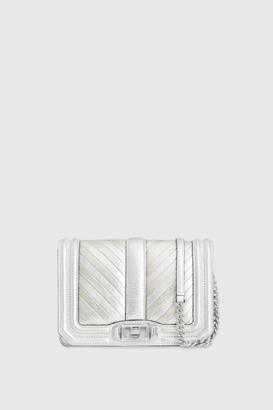 Chevron Quilted Small Love Crossbody sold by Rebecca Minkoff
