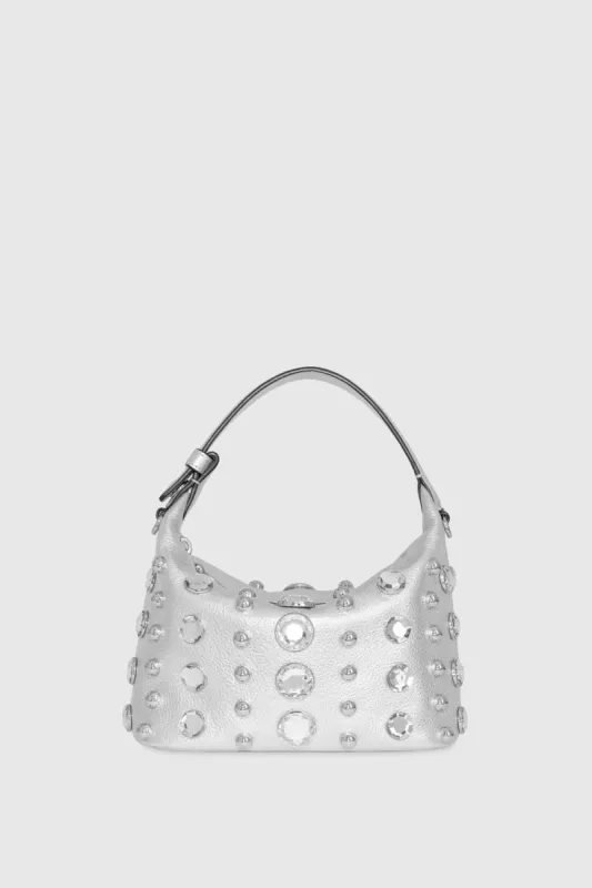 Stone Studded Shoulder Bag sold by Rebecca Minkoff