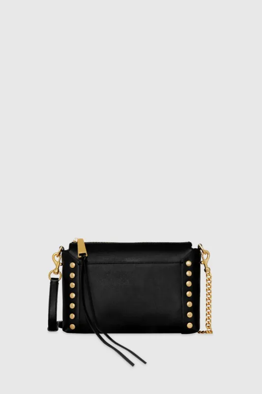 Top Zip Crossbody With Studs sold by Rebecca Minkoff