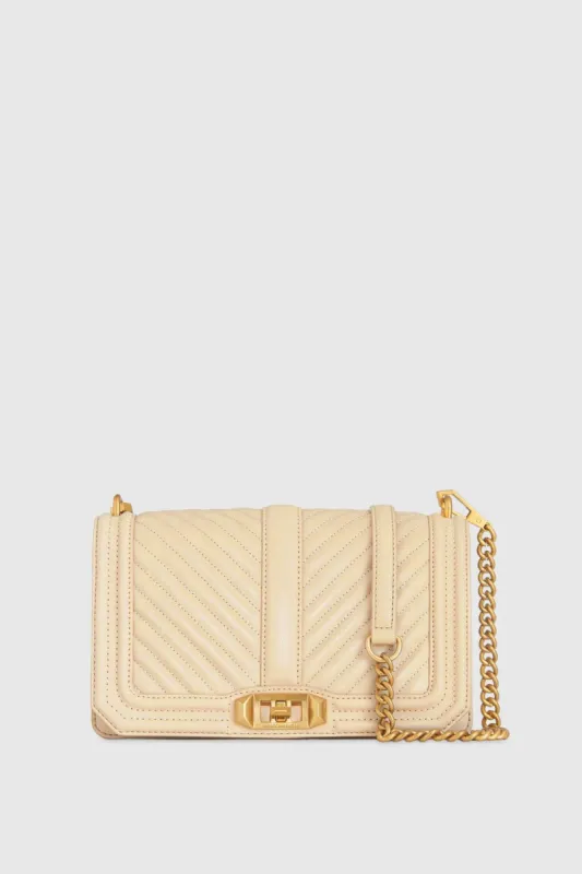 Chevron Quilted Love Crossbody sold by Rebecca Minkoff