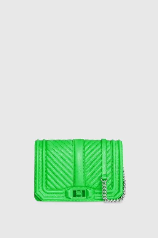 Chevron Quilted Small Love Crossbody sold by Rebecca Minkoff