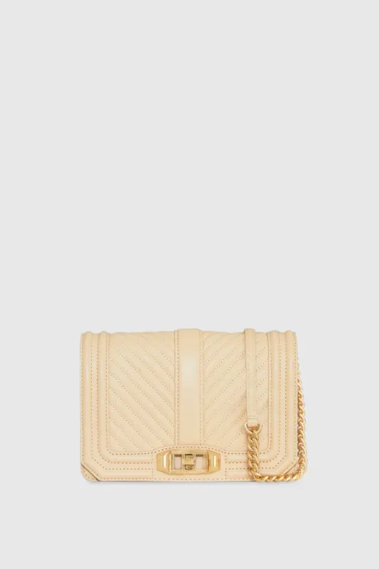 Chevron Quilted Small Love Crossbody sold by Rebecca Minkoff