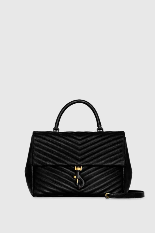 Edie Large Top Handle Shoulder Bag sold by Rebecca Minkoff