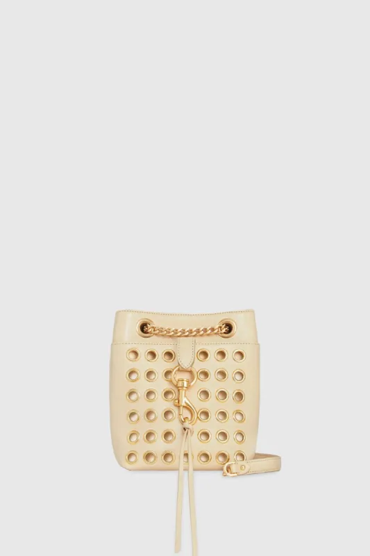 Edie Mini Bucket With Eyelets sold by Rebecca Minkoff