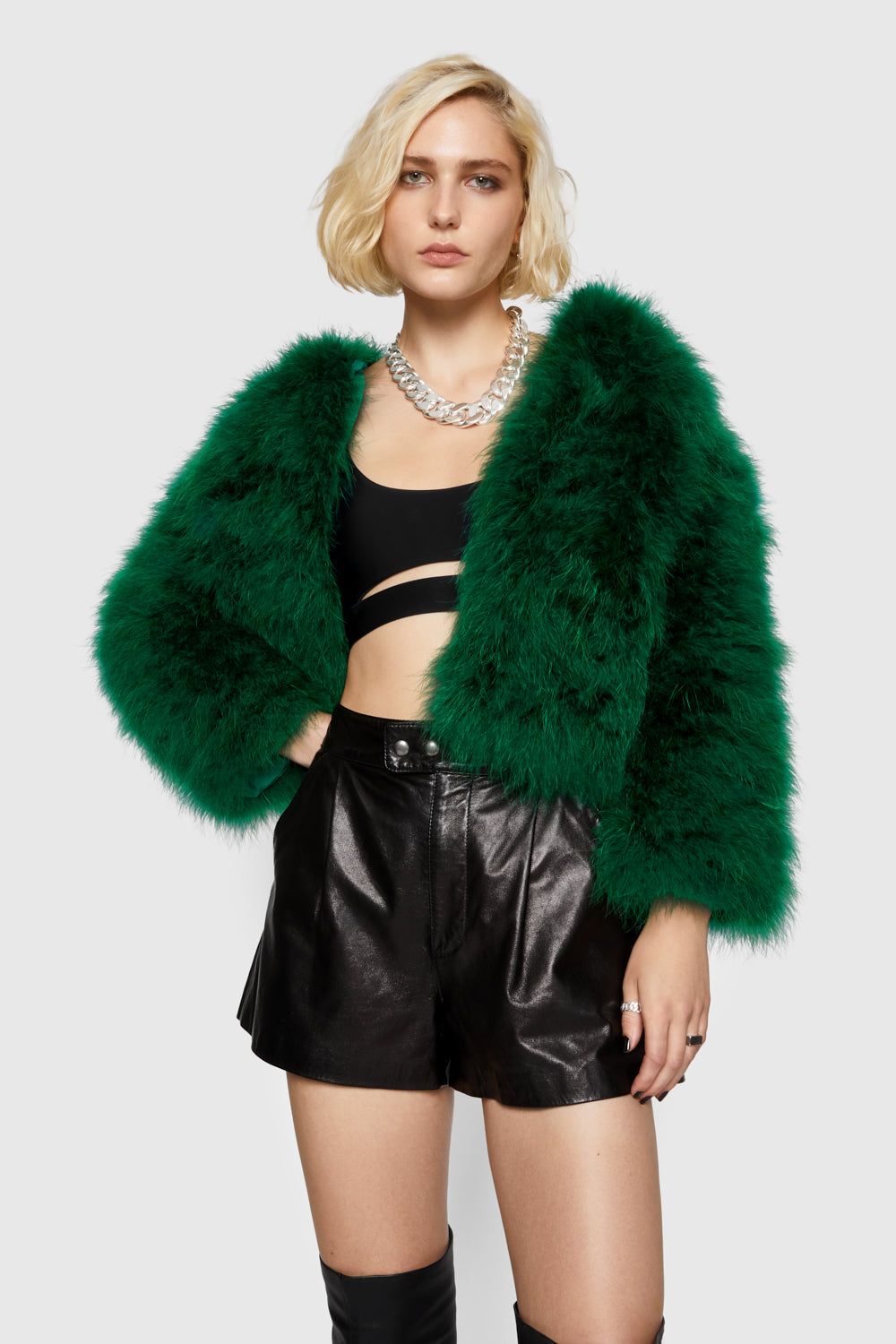 Pacha Feather Jacket sold by Rebecca Minkoff product image thumbnail 2