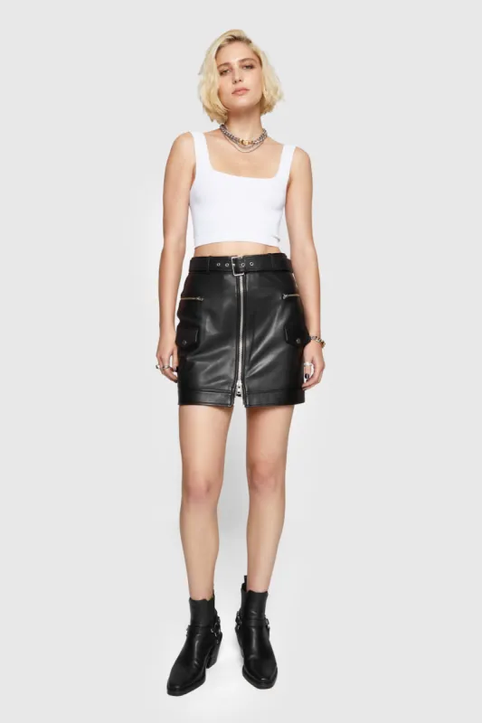 Jett Moto Skirt sold by Rebecca Minkoff