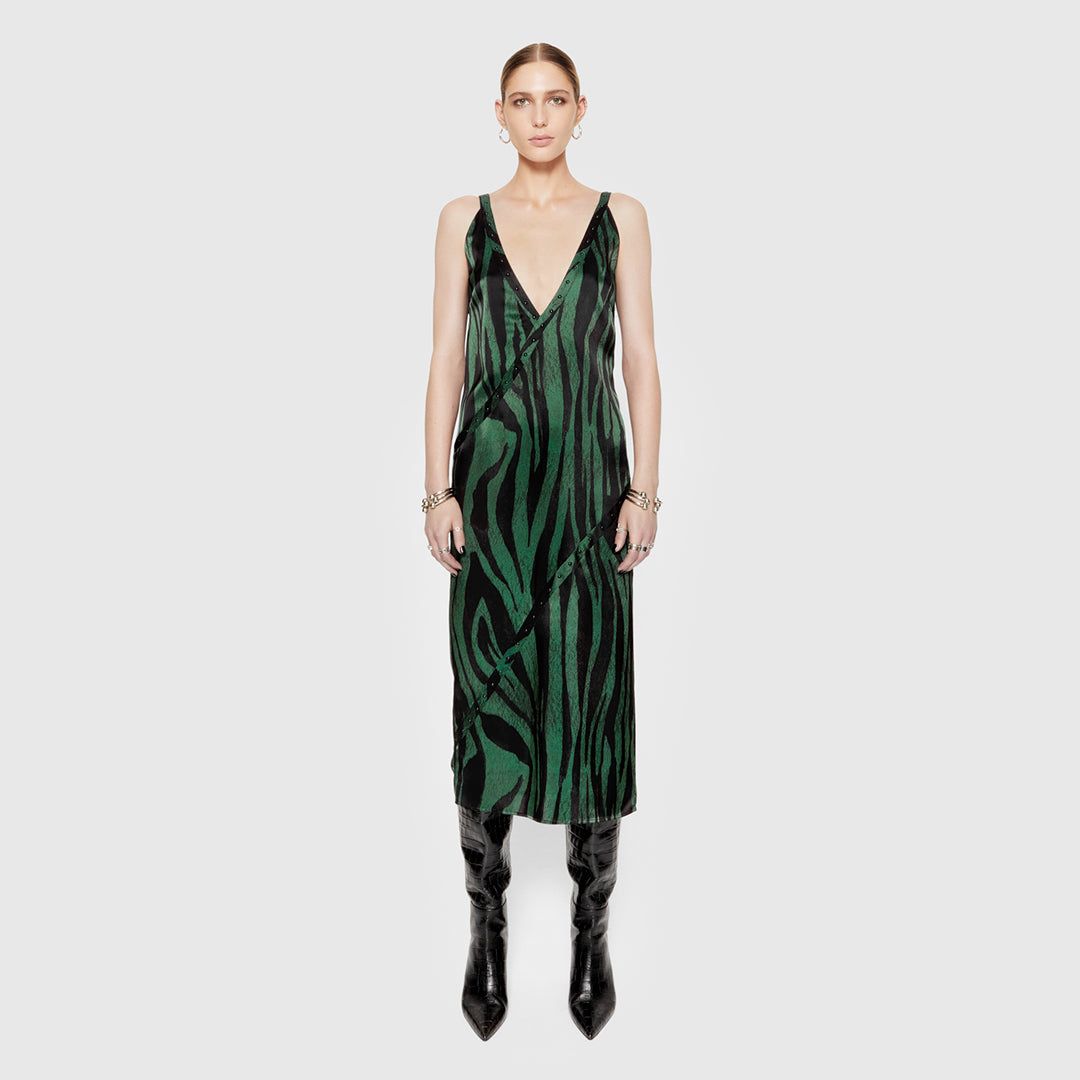 Camilla Studded Printed Maxi Dress sold by Rebecca Minkoff product image thumbnail 4