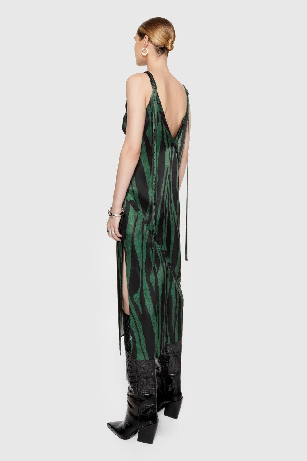 Camilla Studded Printed Maxi Dress sold by Rebecca Minkoff product image thumbnail 3