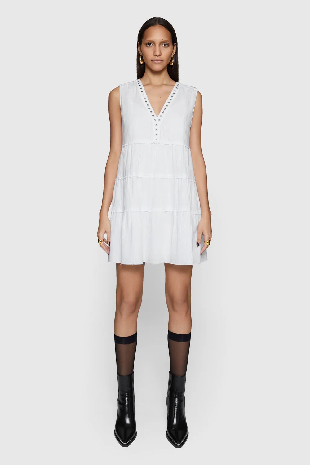 Gigi Sleeveless Mini Dress sold by Rebecca Minkoff