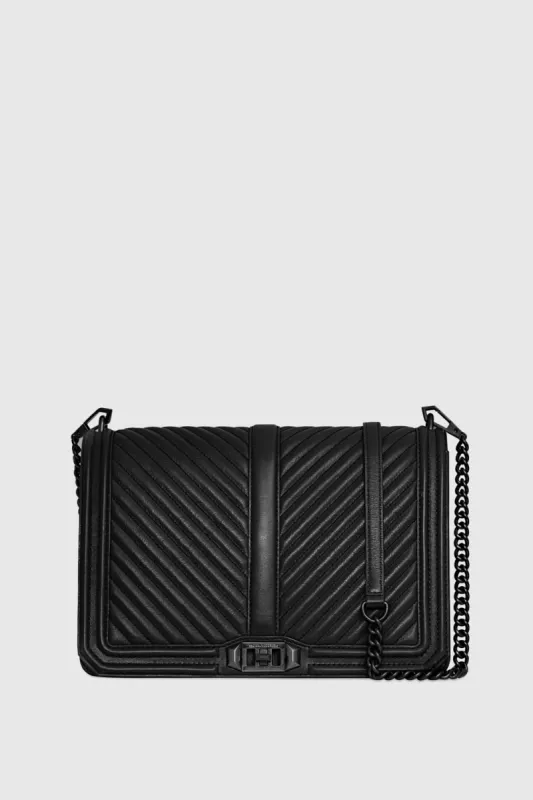 Chevron Quilted Jumbo Love Crossbody sold by Rebecca Minkoff