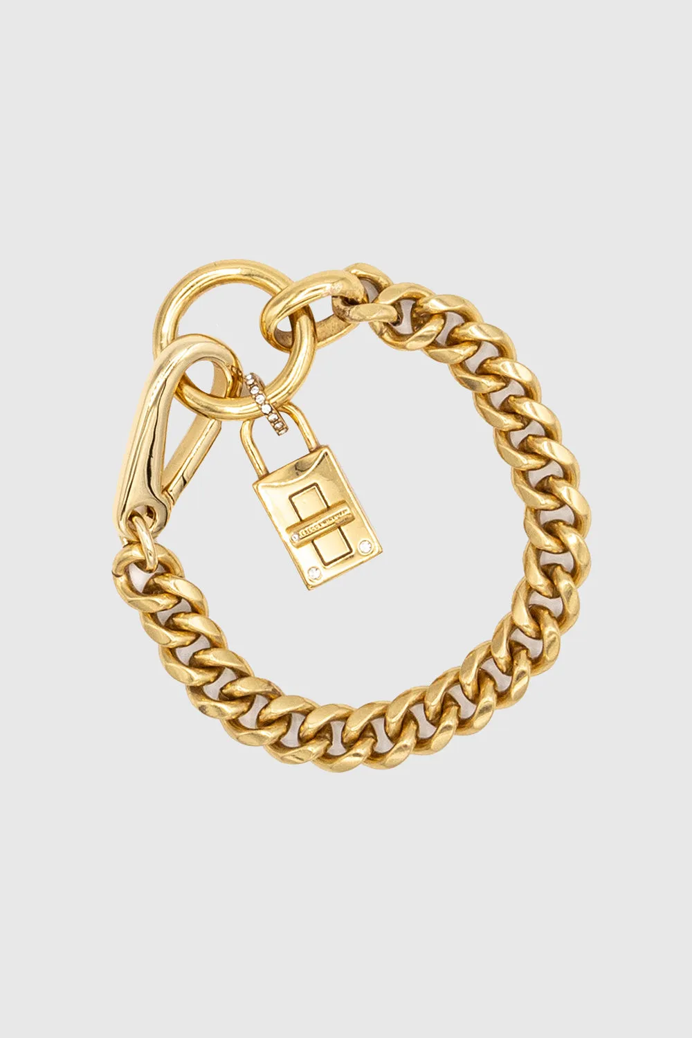 Padlock Charm Bracelet sold by Rebecca Minkoff